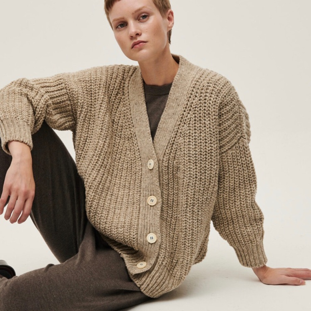 Babaa Cardigan no19 in mist